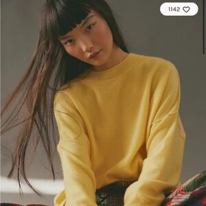 Free People tomorrow cashmere crew neck sweater, size small